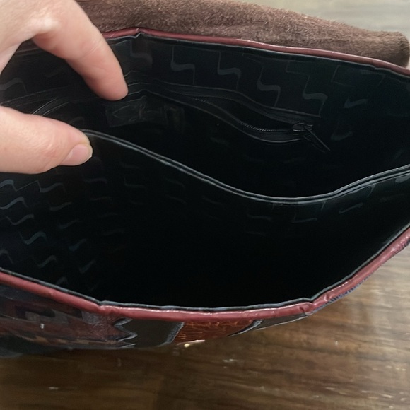 Sharif Multicolor Patchwork Shoulder Bag - Picture 12 of 12